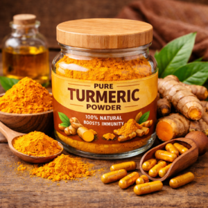Premium Pure Turmeric Powder – 100% Natural & High Curcumin