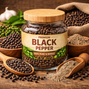 Premium Black Pepper Whole – 100% Pure, Natural & Aromatic